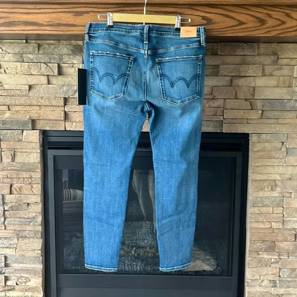 NWT Edwin Pixie 9” Mid Rise Skinny Jeans Color Nevermind Size 34 Anthropology - Picture 9 of 16